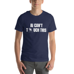 AI Can't Touch This Tee – Navy